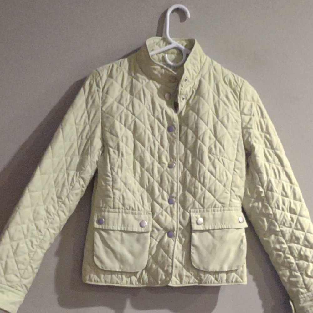LOFT Quilted Utility Jacket‎ - Cream